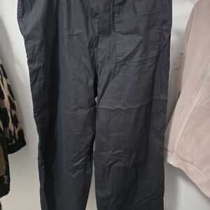 Athleta Midnight Black Wide Leg Pants